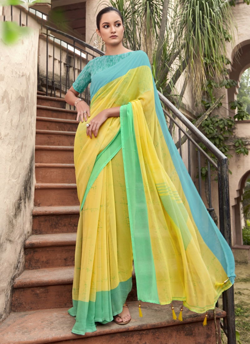 Lilly Vol 2 Georgette Fancy Designer Casual Wear Saree Collection 26801-26812
